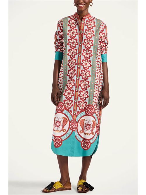 Sundowner Tunic Dress LA DOUBLEJ. | DRE0924COT015PAG01OR04